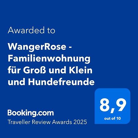 Wangerrose - Familienwohnung Fuer Gross Und Klein Und Hundefreunde Wangerooge Extérieur photo